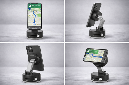Car Mobile Holder with Strong Magnetic Vacuum Suction