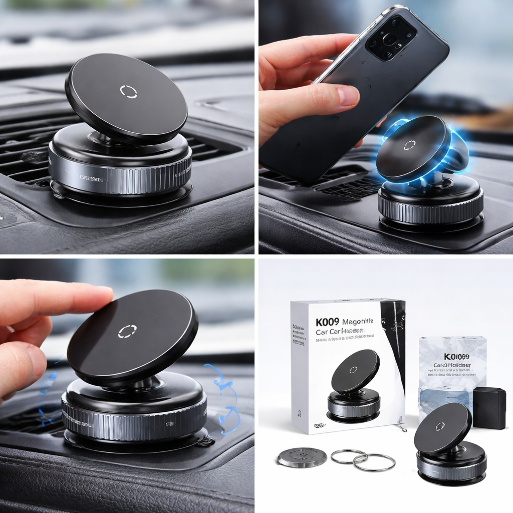 Magnetic Vacuum Car Mobile Holder