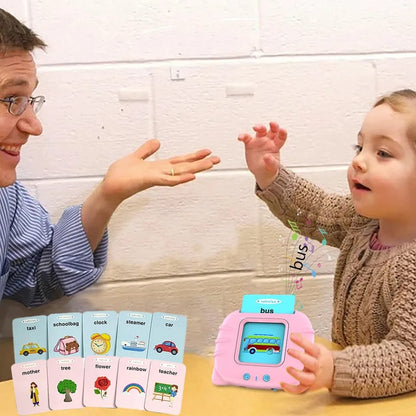 Audible Flash Cards Baby Reading Machine – Montessori Early Learning Toy