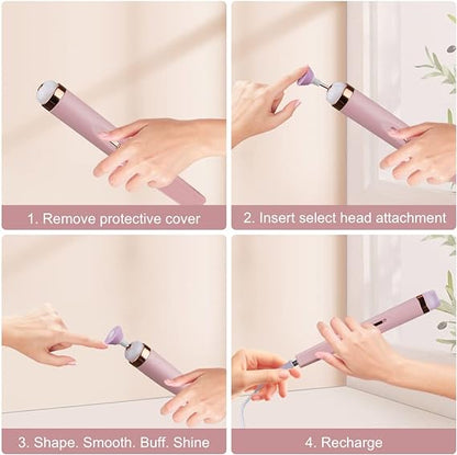 5 in 1 Professional Manicure Nail Tool – Grinding, Buffing & Polishing Machine