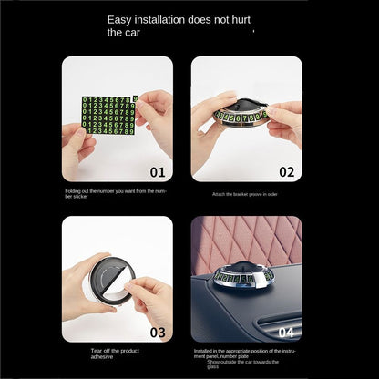 2 in 1 Dashboard Car Phone Holder with Navigation Bracket - 360° Rotation Phone Bracket For Car Use
