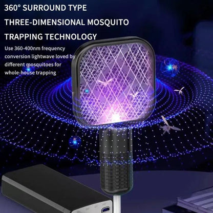 Mini USB Rechargeable Mosquito Racket – Portable Electric Bug Zapper & Fly Swatter