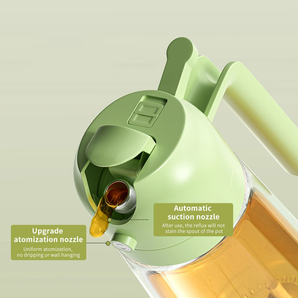 2 in 1 Oil Sprayer Bottle – 470ML Kitchen Cooking & BBQ Tool