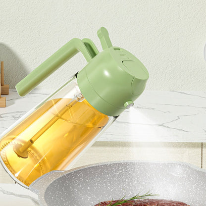 2 in 1 Oil Sprayer Bottle – 470ML Kitchen Cooking & BBQ Tool