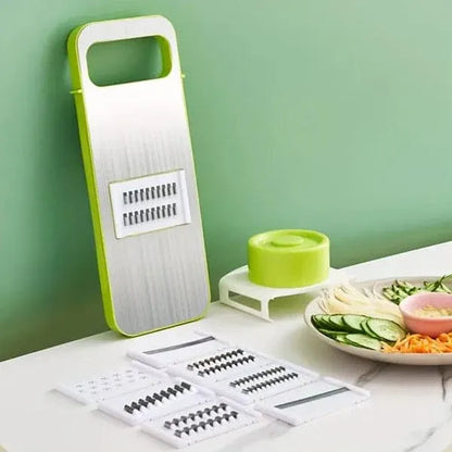 5in1 Vegetable Cutter | Multifunctional Stainless Steel Vegetable Cutter & Slicer | Kitchen Tool