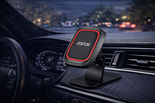 ASPOR A530 Multifunctional Magnetic Car Phone Holder Strong Magnet 360°