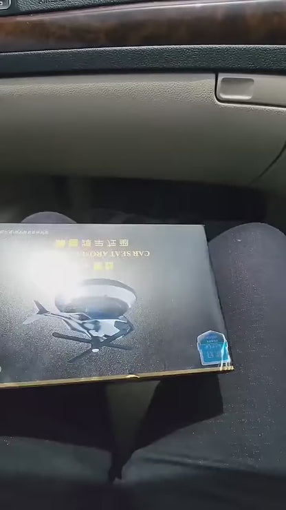 Solar Powered Car Aroma Diffuser – Helicopter Design Air Freshener Perfume for Dashboard